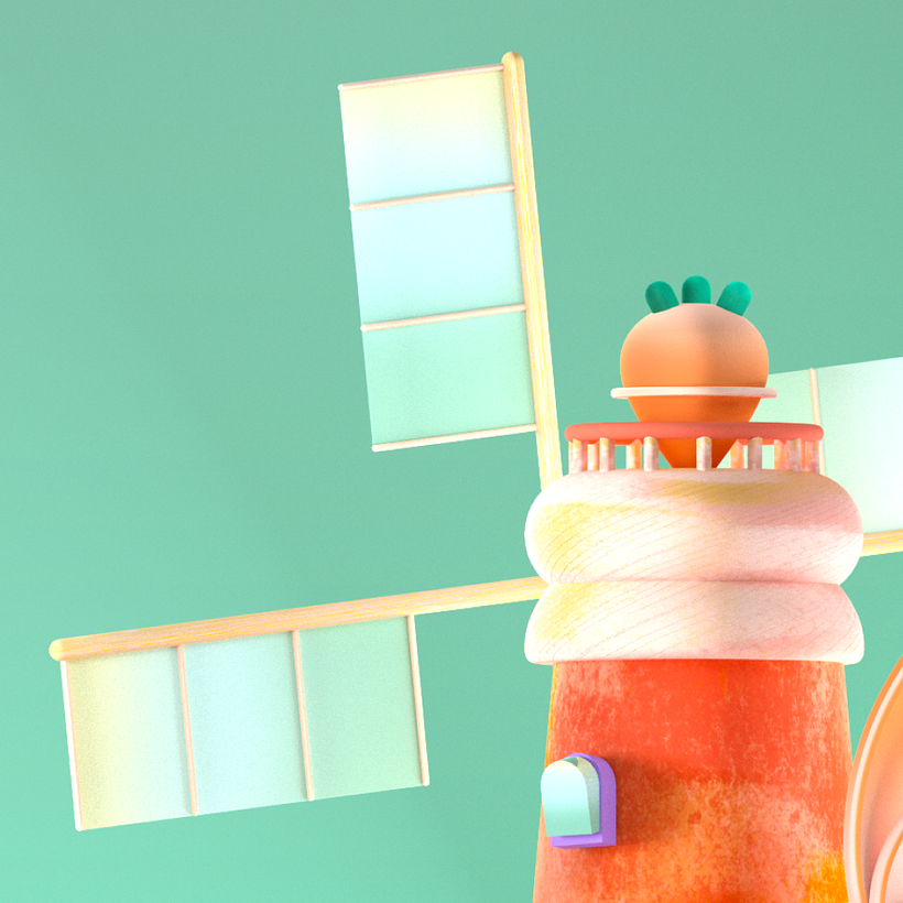 My project for course: Modeling a Colorful 3D World in Cinema 4D and Redshift 6