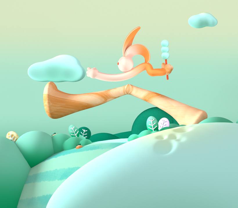 My project for course: Modeling a Colorful 3D World in Cinema 4D and Redshift 13