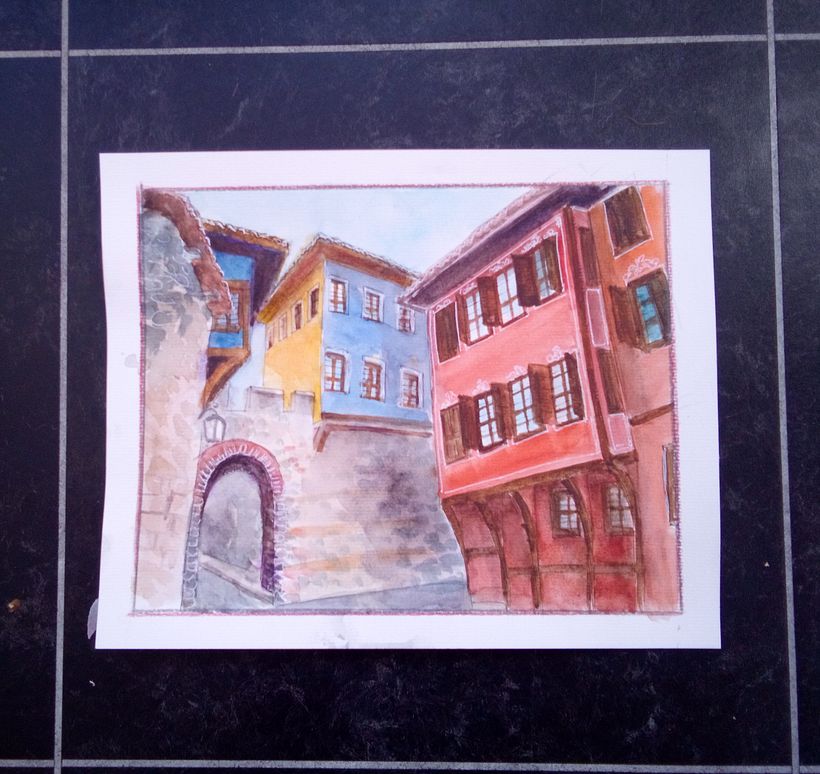 My project for course: Architectural Sketching with Watercolor and Ink 1