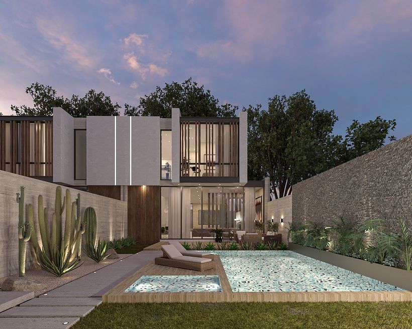 RENDER EXTERIOR NOCHE