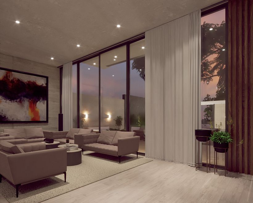 RENDER INTERIOR NOCHE