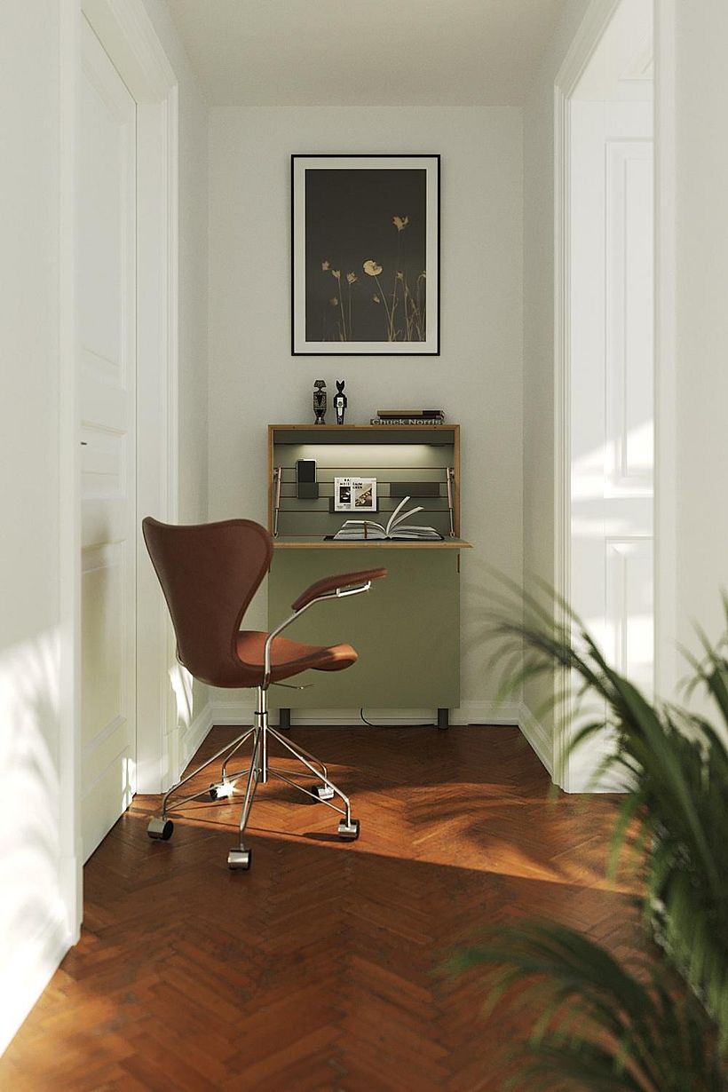flatmate: a home office solution for small hallways
