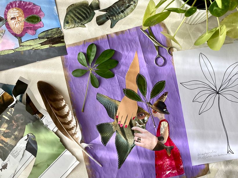 My table with Violet