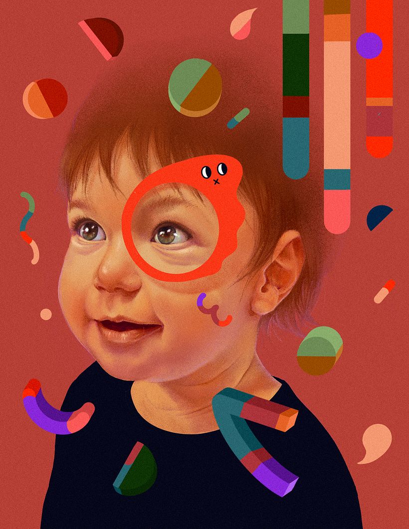 My project for course: Creative Portrait Illustration with Procreate 2