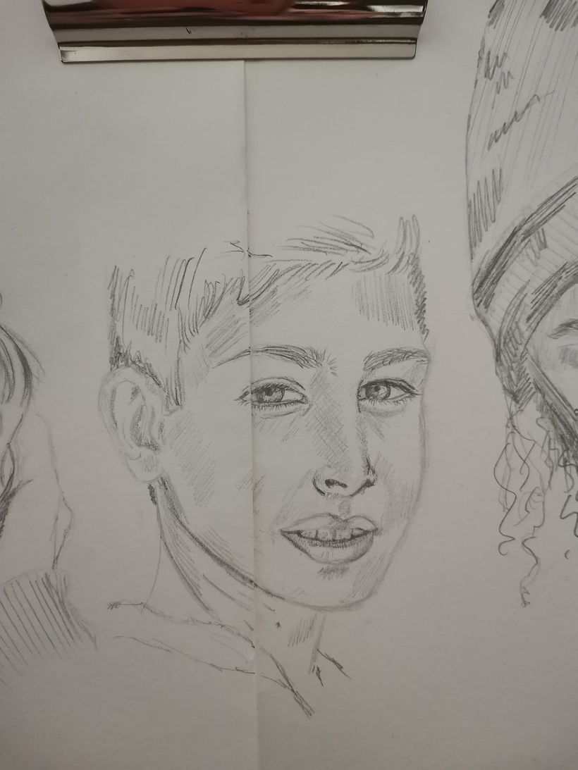Mi proyecto del curso: Sketchbook de retrato: explora el rostro humano 3