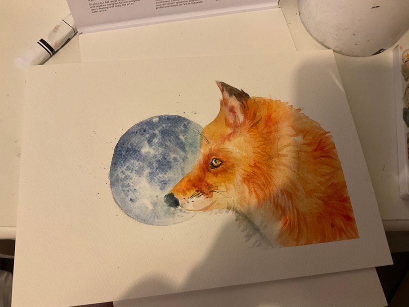 My project for course: Expressive Animal Portraits in Watercolor 2