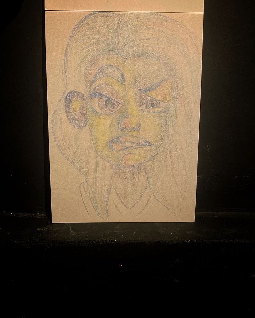 My project for course: Vibrant Portrait Drawing with Colored Pencils 2