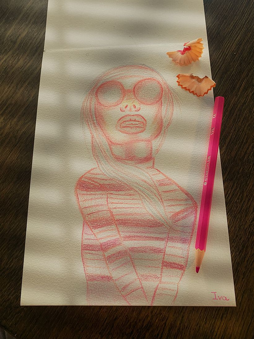 My project for course: Vibrant Portrait Drawing with Colored Pencils 5