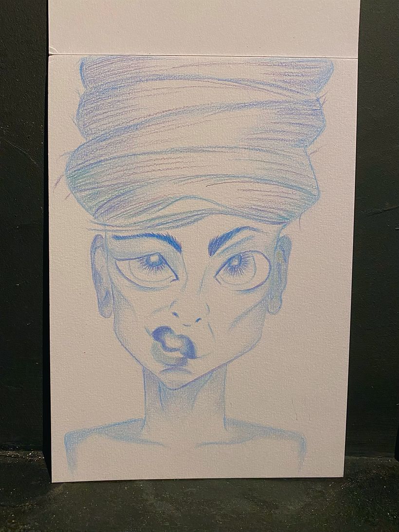 My project for course: Vibrant Portrait Drawing with Colored Pencils 8