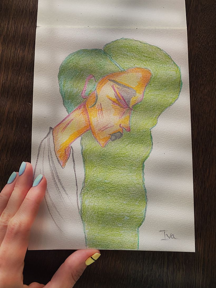 My project for course: Vibrant Portrait Drawing with Colored Pencils 10