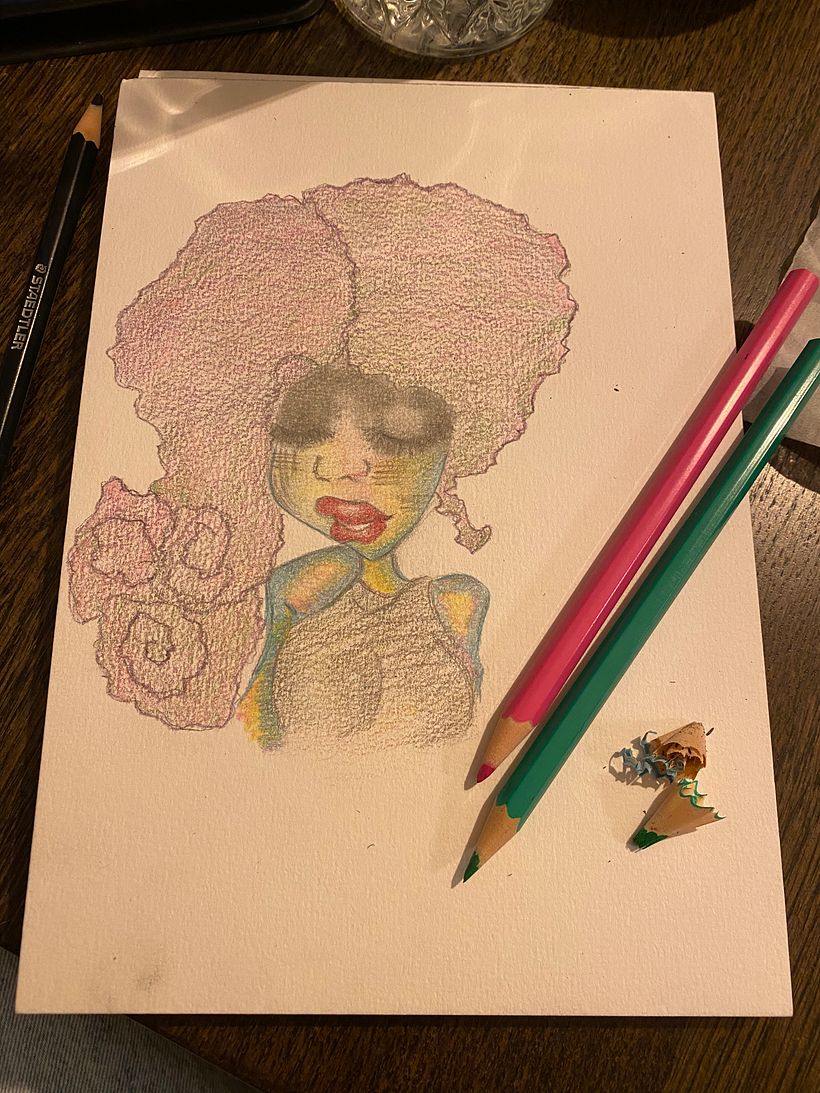 My project for course: Vibrant Portrait Drawing with Colored Pencils 12