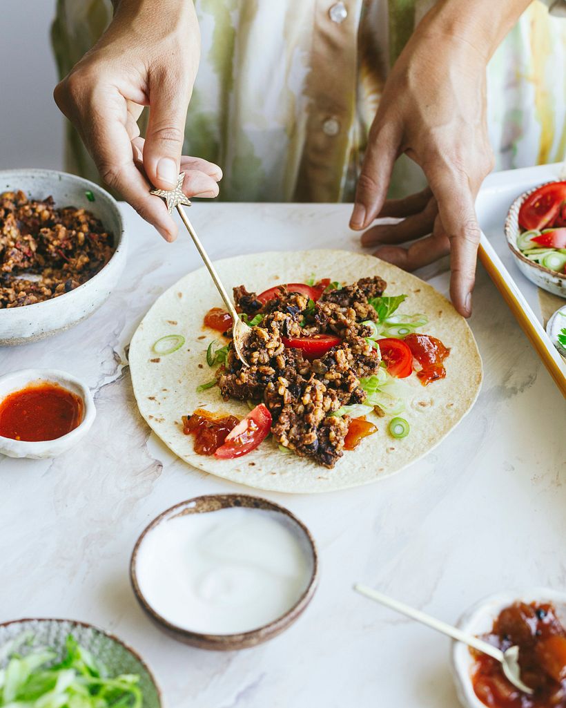 Food photography by Kimberly Espinel. Food styling by Holly Cowgill for Merchant Gourmet.