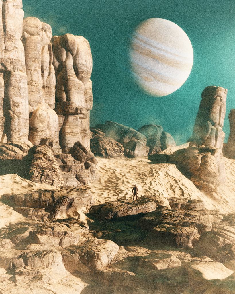 Mi proyecto del curso: Ilustración fantástica 3D con Blender 1