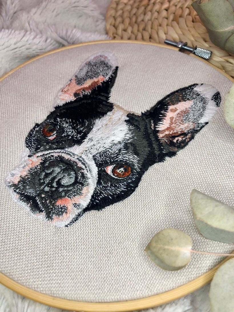 Mijn cursusproject: Portretten van huisdieren: technieken voor bontborduurwerk 3