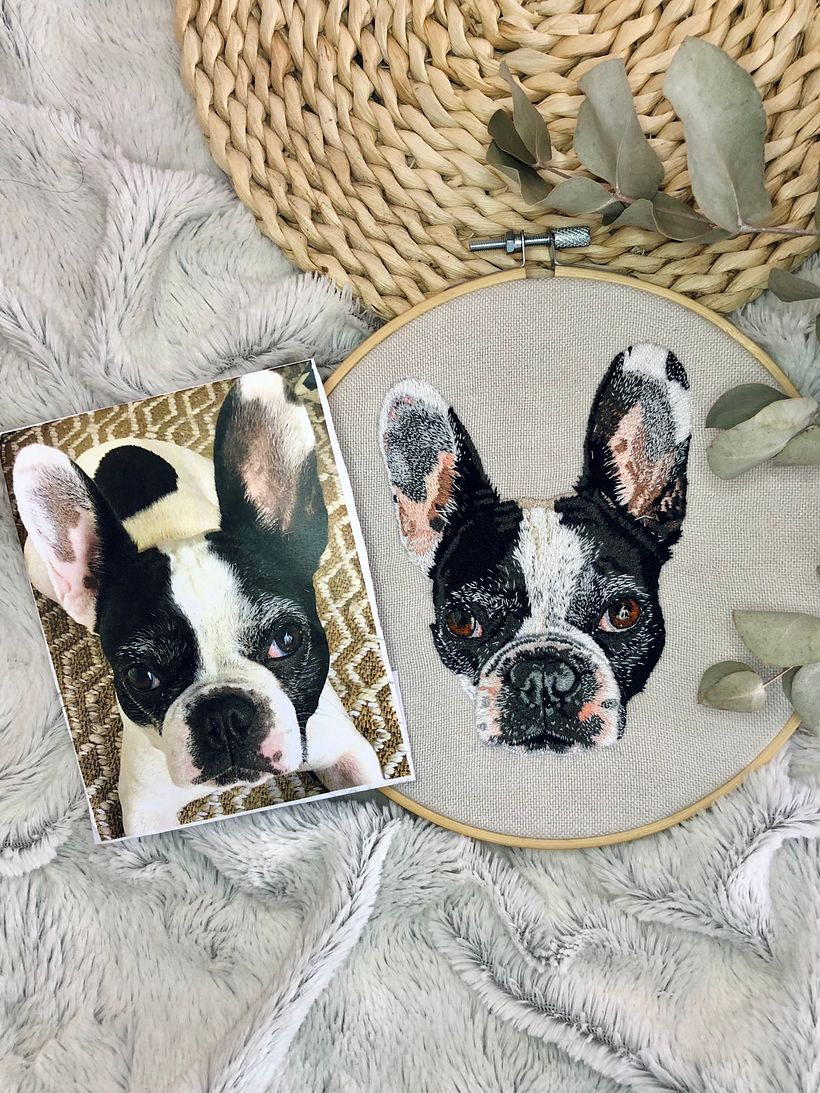 Mijn cursusproject: Portretten van huisdieren: technieken voor bontborduurwerk 4