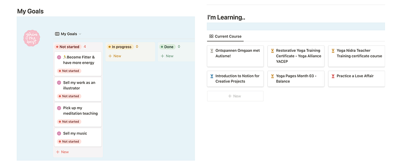 My project for course: Introduction to Notion for Creative Projects 4