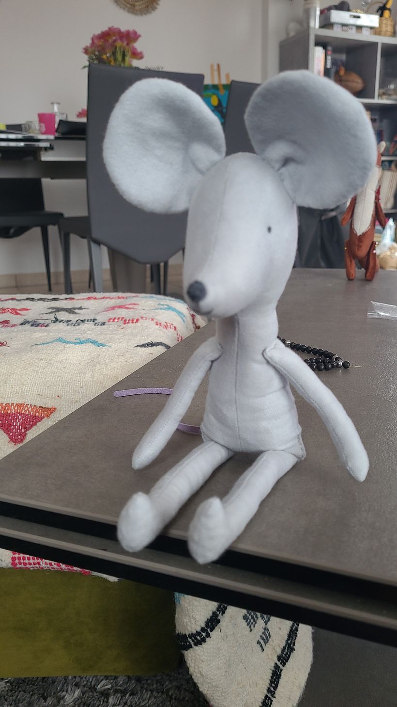 Mon projet du cours : Création artisanale d'un jouet en chiffon - souriceau  7