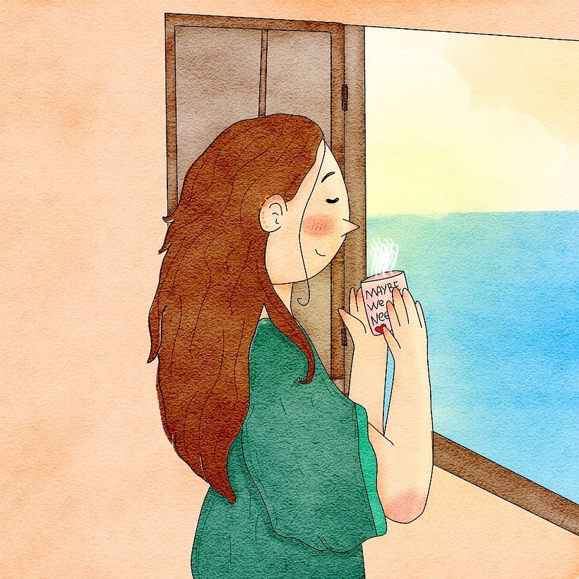 Uma pausa para relaxar.