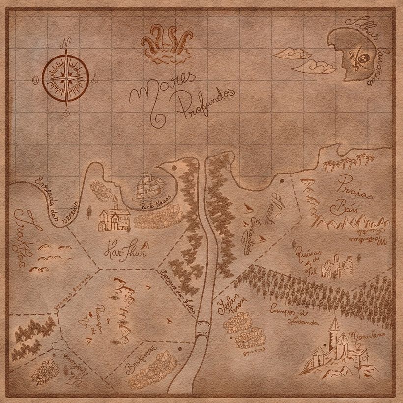 Mapa RPG - Mares Profundos 