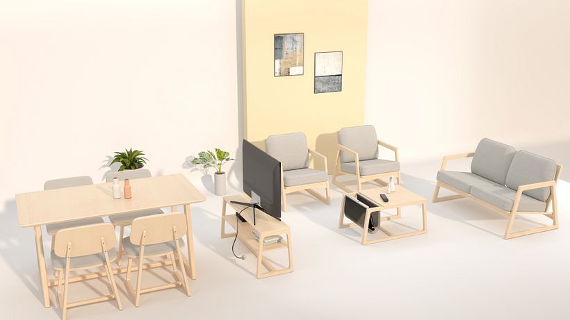 Diseño de sistema de mobiliario para venta en tiendas  8