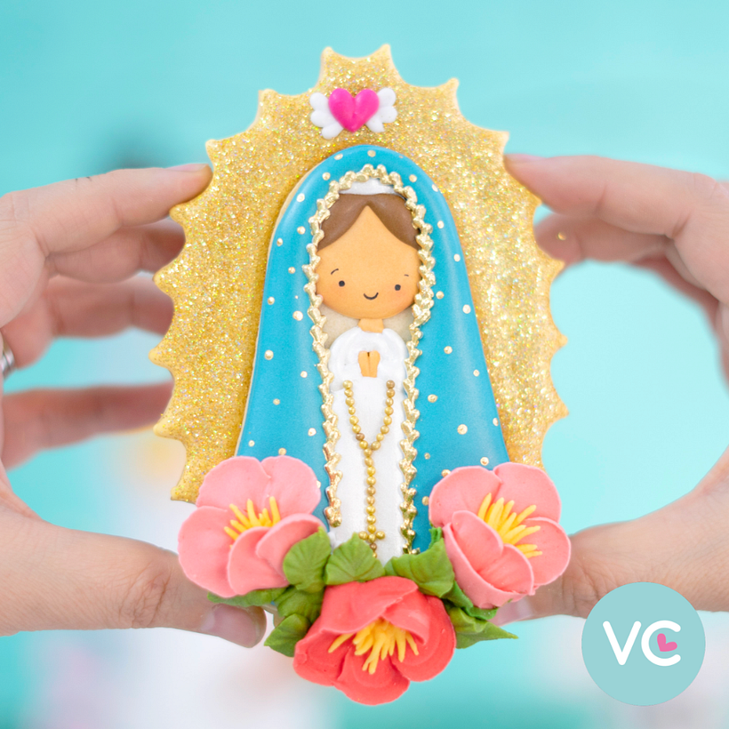 Galleta de la virgen de Guadalupe