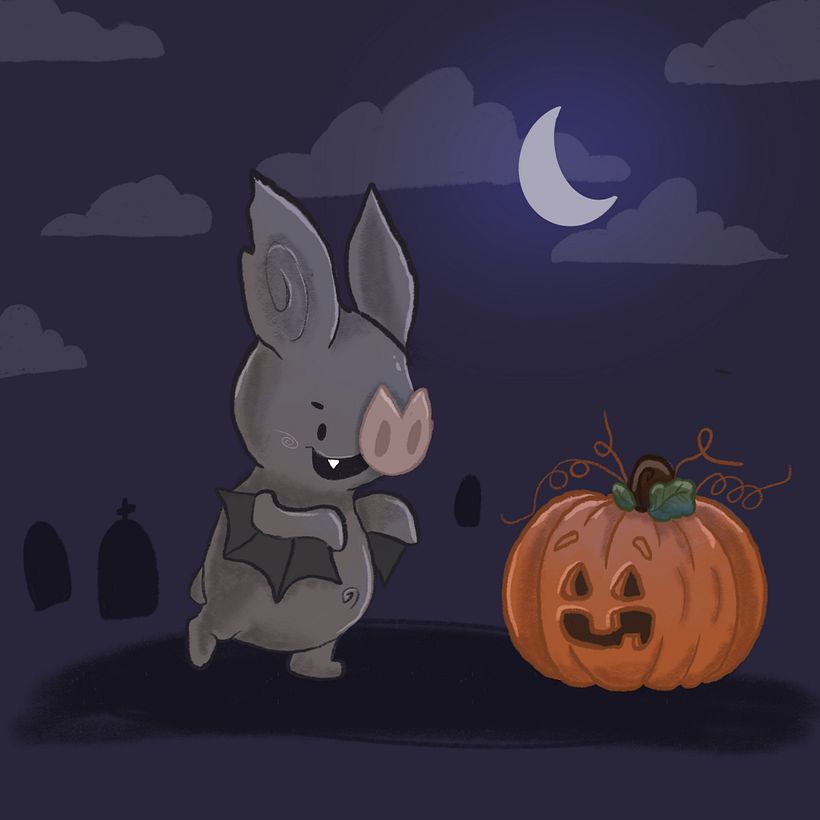 Halloween bat