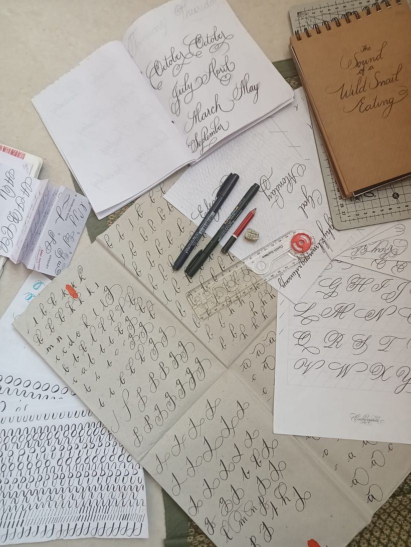 My project for course: Introduction to Flourishing for English Calligraphy 9