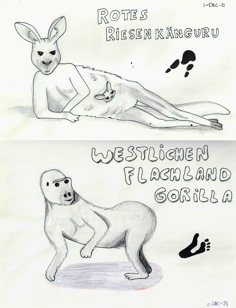The first two simple sketches