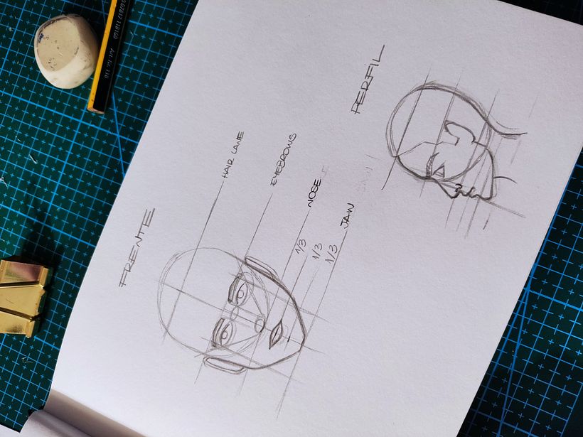Mi proyecto del curso: Sketchbook de retrato: explora el rostro humano 1