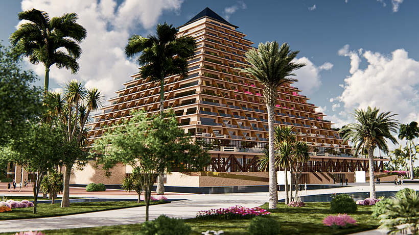 Projeto Conceitual de Cassino (Las Vegas) - Arquitetura