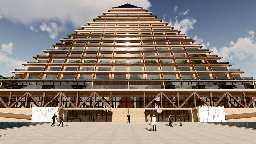 Projeto Conceitual de Cassino (Las Vegas) - Arquitetura