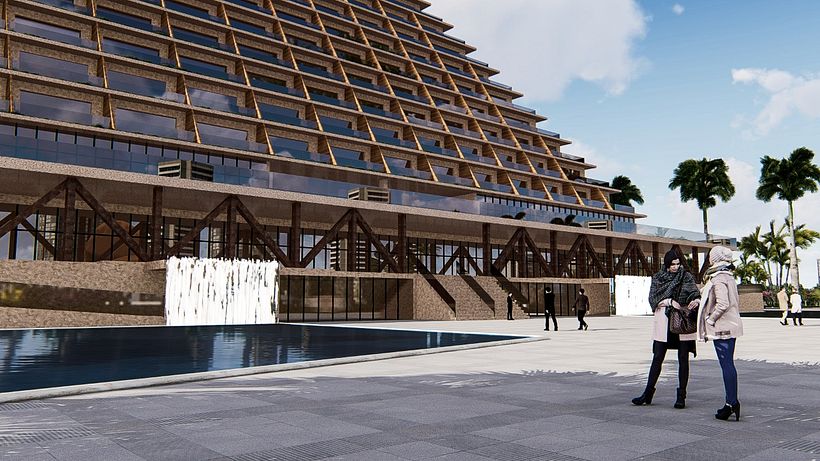 Projeto Conceitual de Cassino (Las Vegas) - Arquitetura