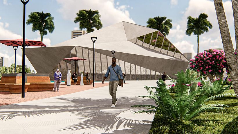 Projeto Conceitual de Cassino (Las Vegas) - Arquitetura