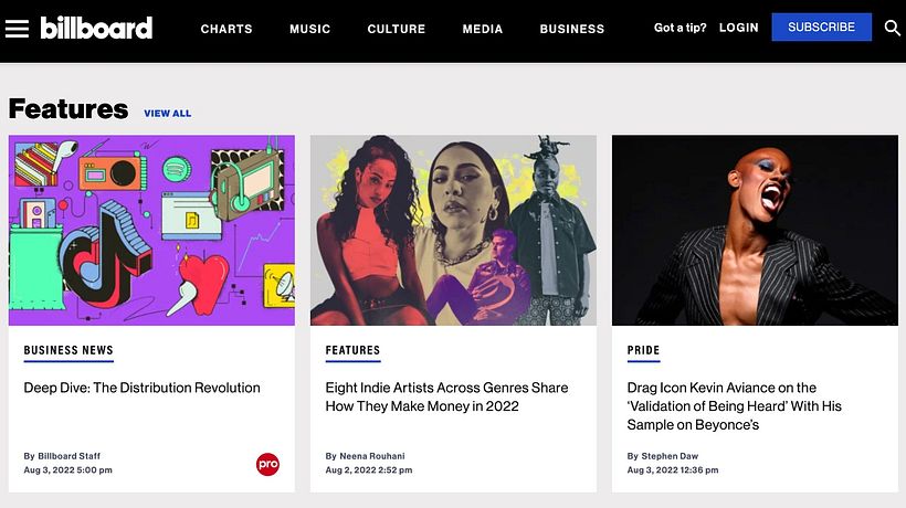 Billboard: Deep Dive Into Distribution 8