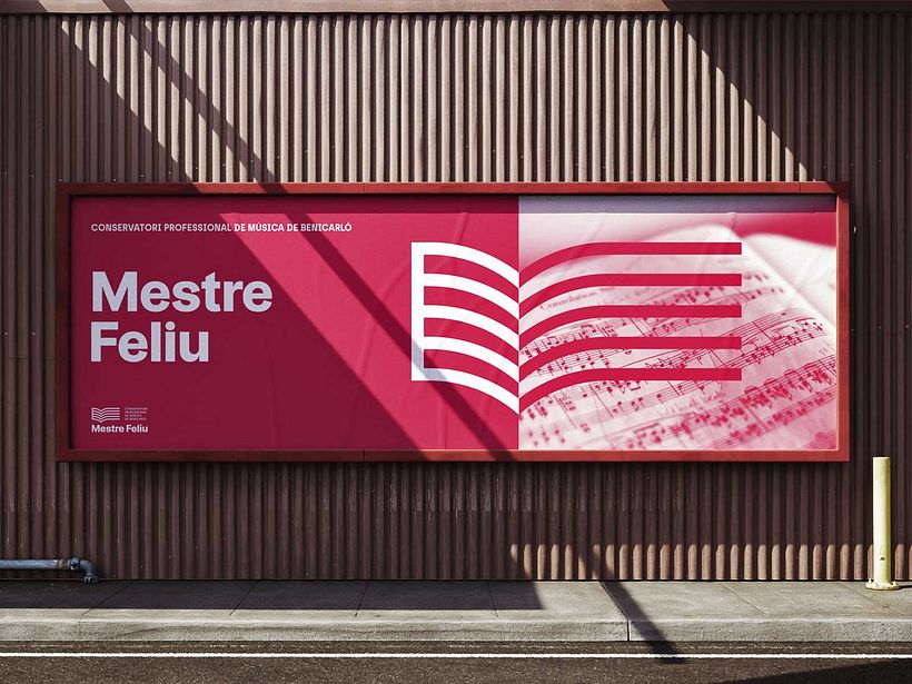 Conservatori Professional de Música de Benicarló - MESTRE FELIU - Branding und Identität