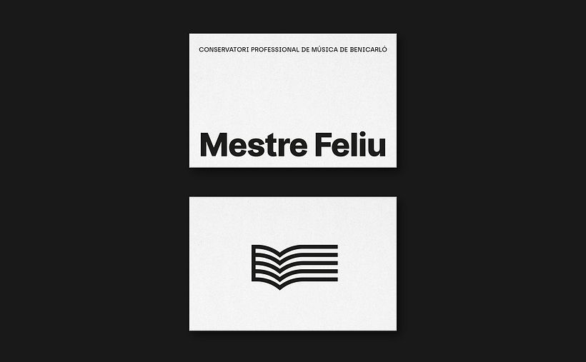 Conservatori Professional de Música de Benicarló - MESTRE FELIU - Branding und Identität