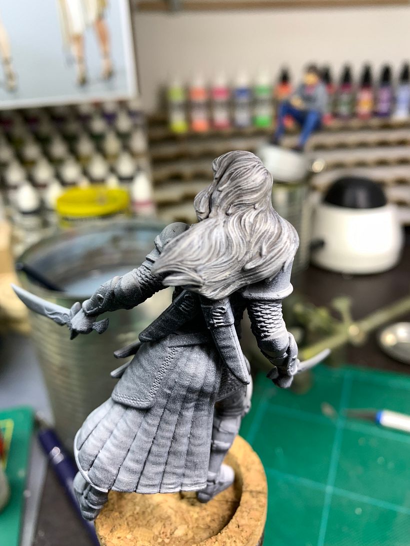 Hair backside