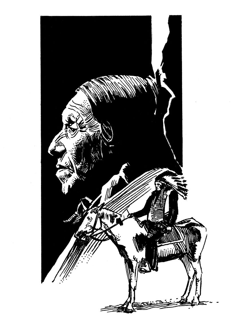 Native Americans - Ilustración tradicional