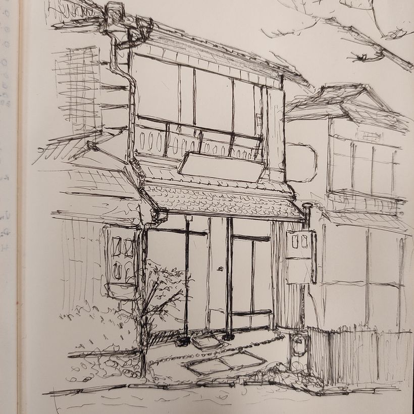 the ink sketch