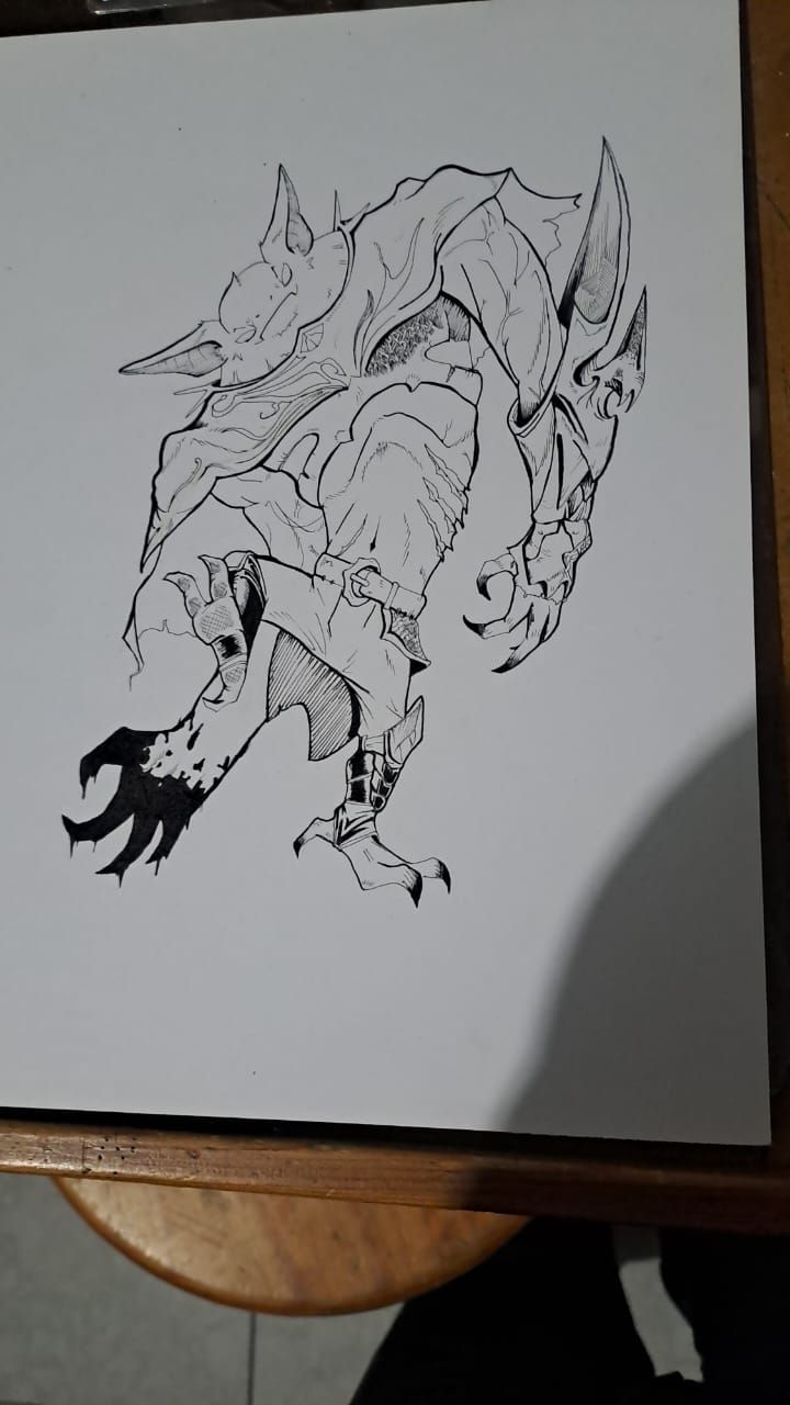 My project for course: Inking Techniques for Comics and Illustration 2