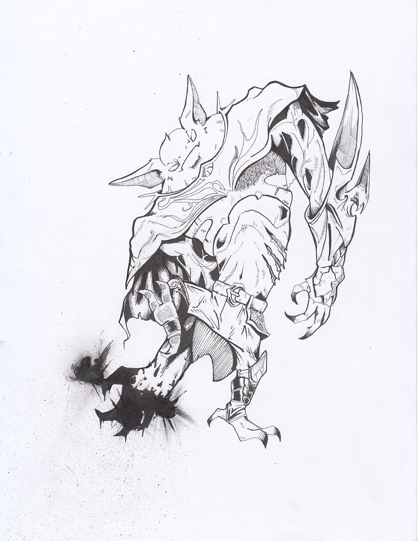 My project for course: Inking Techniques for Comics and Illustration 3