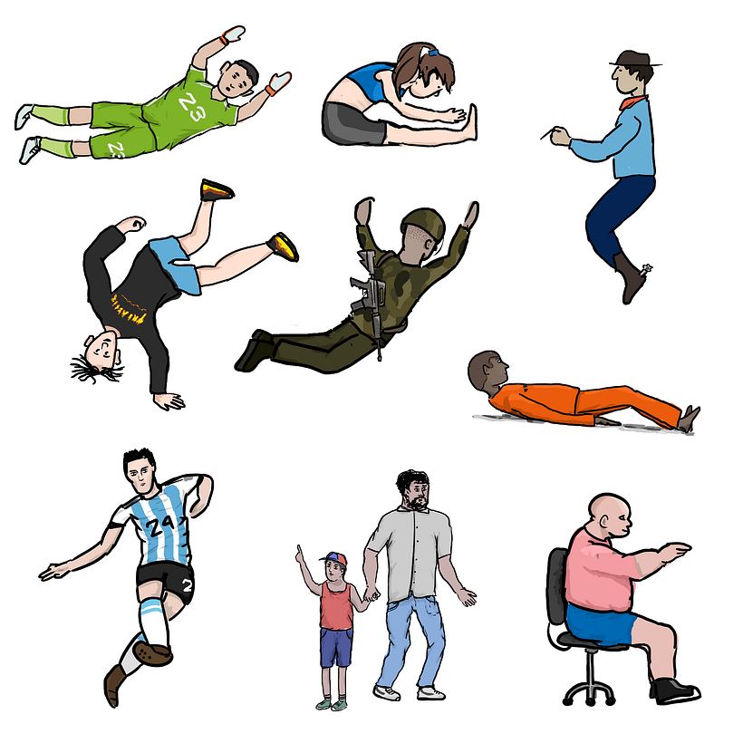 Catálogo de poses - Digital Tinta + Relleno