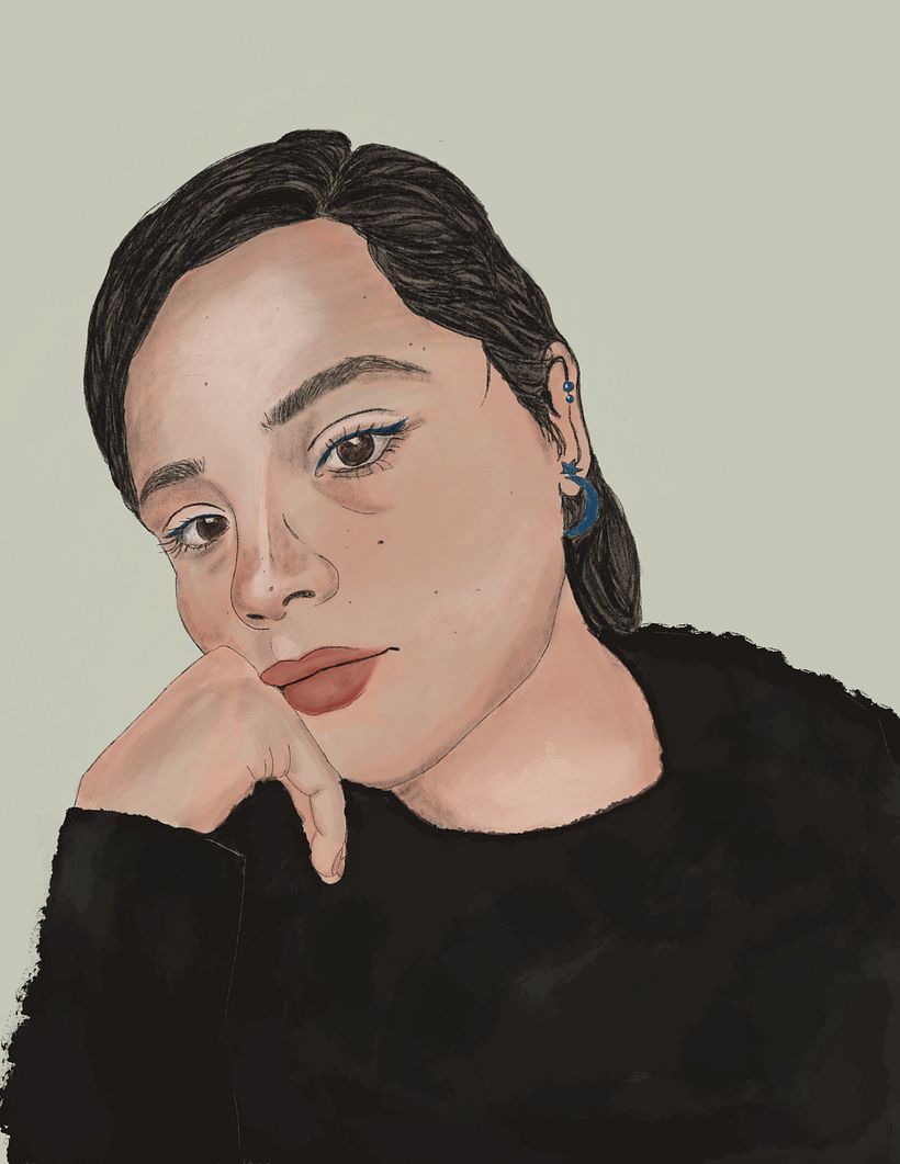 Mi proyecto del curso: Retrato ilustrado con Procreate 4