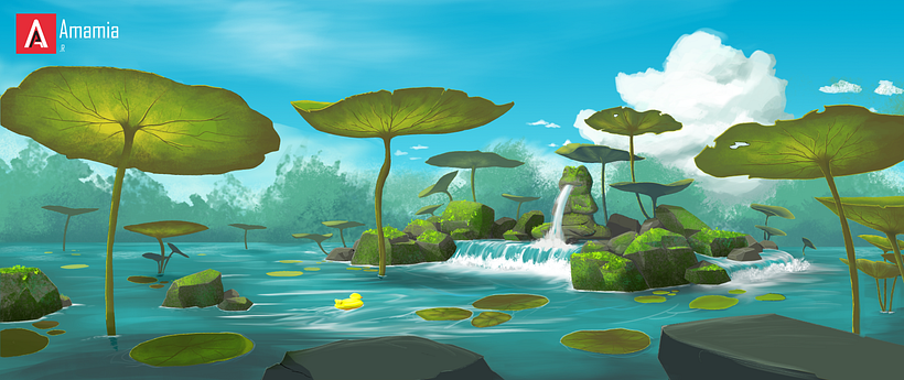 Water and Duck 1