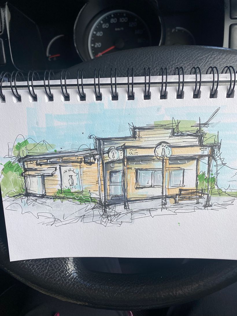 The ole dairy.  Another local cafe in Banyo- used to be the old dairy!