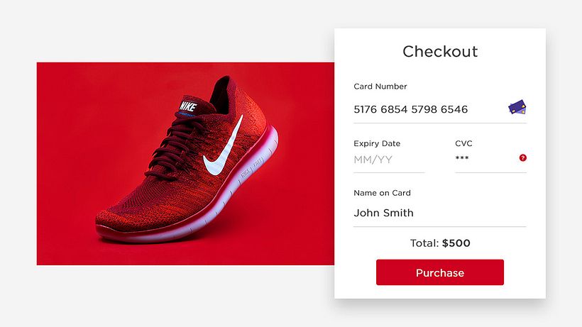 Credit Card Checkout UI Design 1