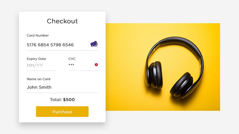 Credit Card Checkout UI Design 2