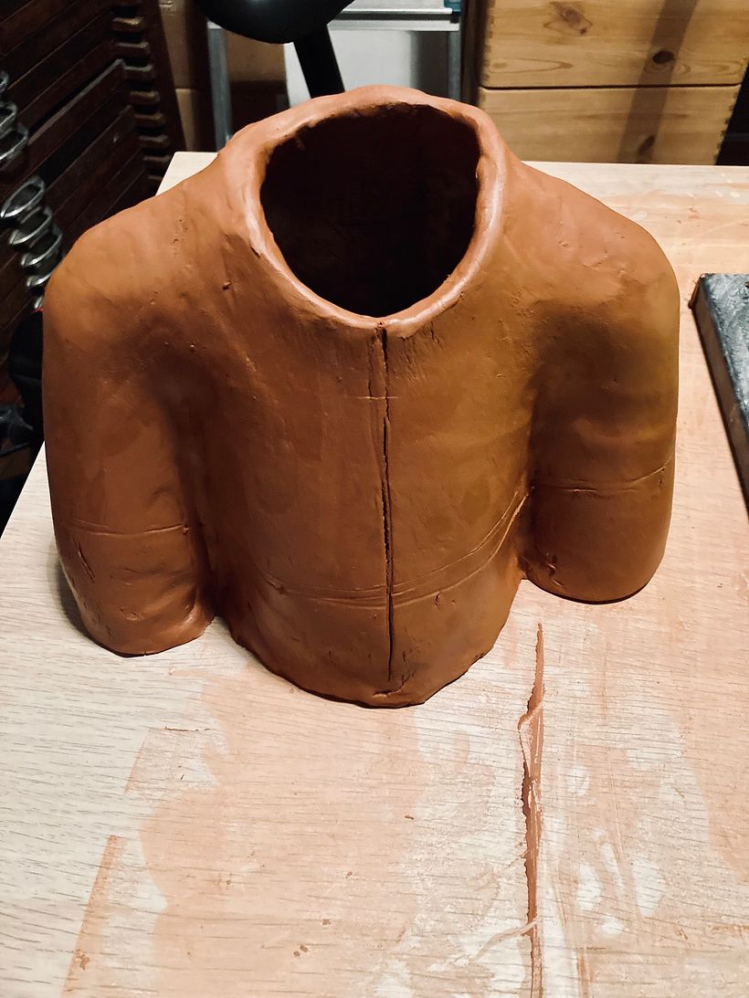 Meu projeto do curso: Introdução à escultura figurativa com argila 2