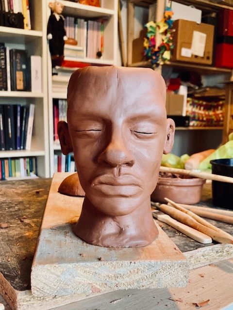 Meu projeto do curso: Introdução à escultura figurativa com argila 5
