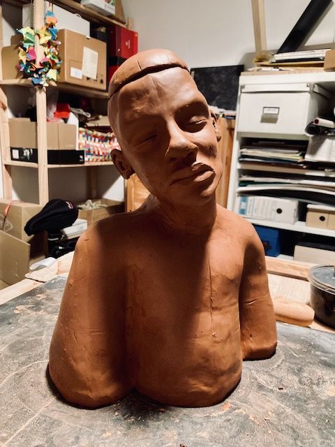 Meu projeto do curso: Introdução à escultura figurativa com argila 6
